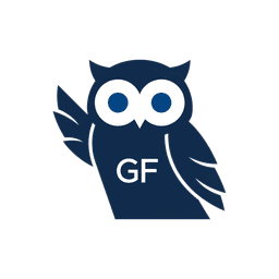 GritFlow owl mascot waving